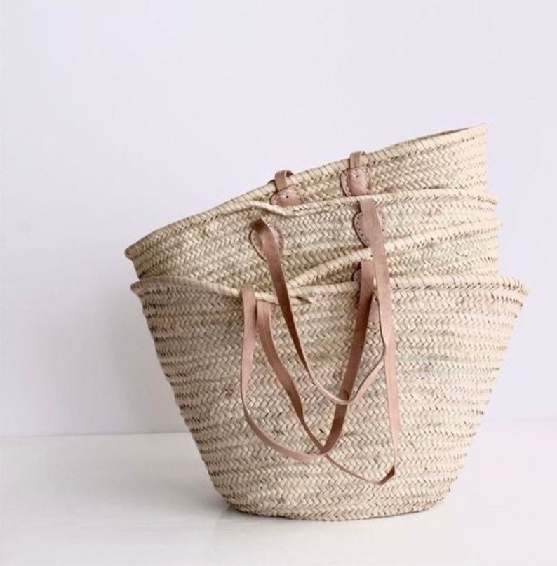 Handmade basket-Bag beach-Bag beach tote-Woven basket-Weekend | Etsy