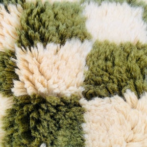 Green Pattern Rug Square Check Green Checkered Rug -checkerboard Rug Checkered Area Rug -checkered Rug ...