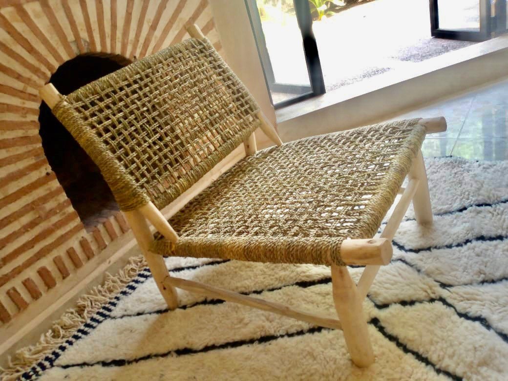 chair seat weaving pattern  Rope chair, Handmade furniture design, Chair  repair