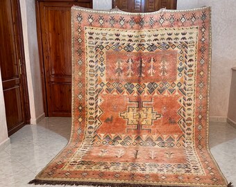 Moroccan flatweave rug, colorful rug, handmade rug, runner rug, floor sofa, area rug, kilim rug, chechered rug, shag rug, large moroccan rug