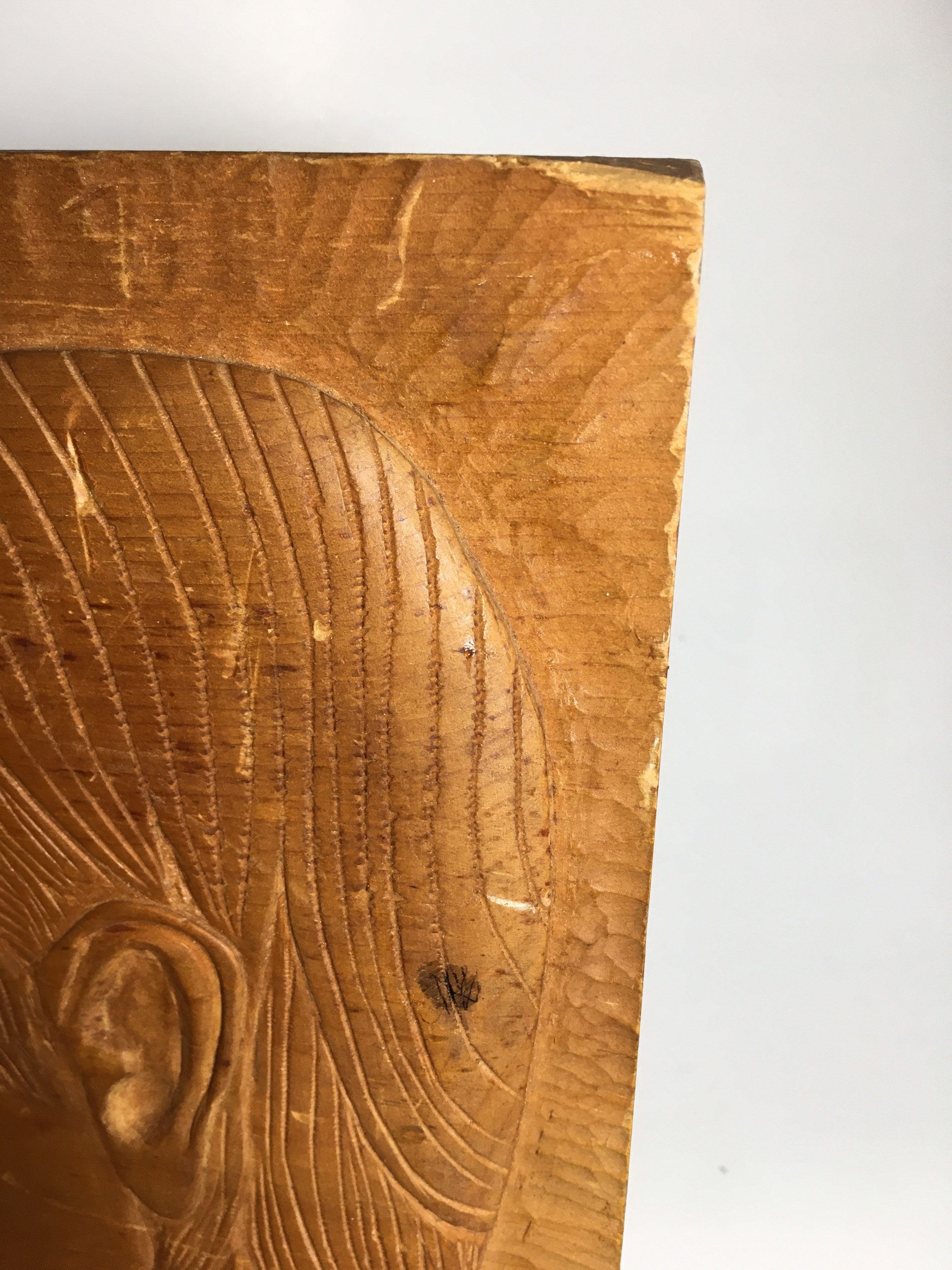 Tallado de madera original de la cara de los nativos | Etsy