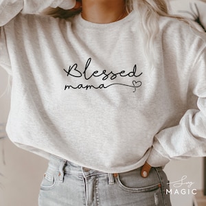 Gesegnete Mama SVG, Beste Mama SVG, gesegnete SVG, Mama Geschenk, Mama Zitate SVG, Mom Life SVG, Muttertagssvg Mama Shirt svg, png, dxf, cut files