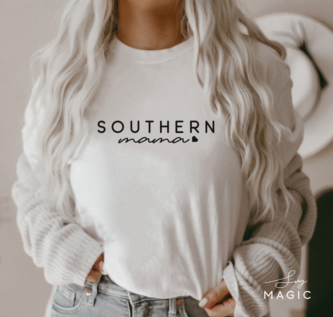 Southern Mama SVG Mom Life Svg Mama Svg Gift for Mom Etsy