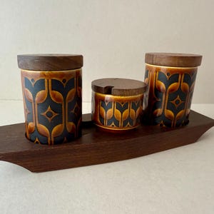 Mid Century Hornsea Heirloom Cruet Set