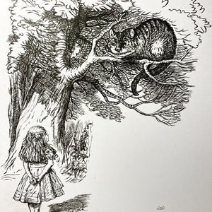 Alice in Wonderland print