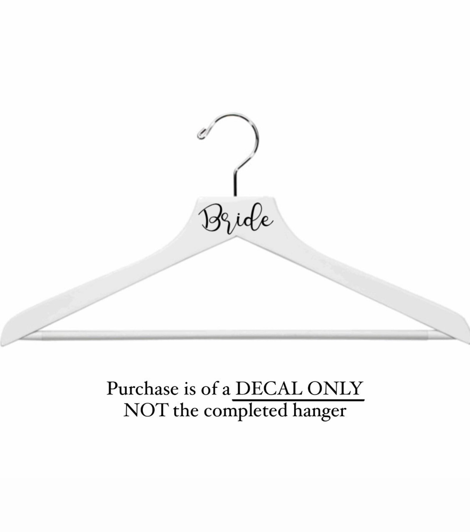 DIY Hanger Labels Bride & Bridesmaids or Personalized with Etsy