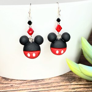 Mickey mouse deals earrings swarovski