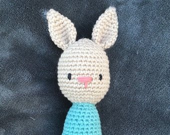 Bunny Rattle Ganchillo Amigurumi