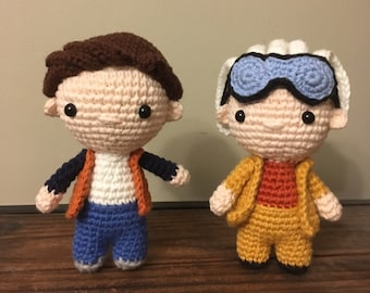 Marty McFly y Doc Brown de Regreso al futuro