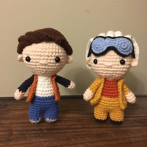 Marty McFly and Doc Brown from Back to the Future