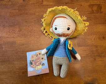 Muñeca Vincent Van Gogh Amigurumi