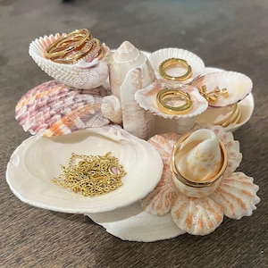 shell mermaid jewelry stand