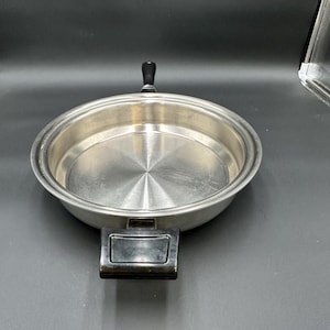 Americraft Large Skillet Waterless Stainless Pan West Bend WI / pan cooking