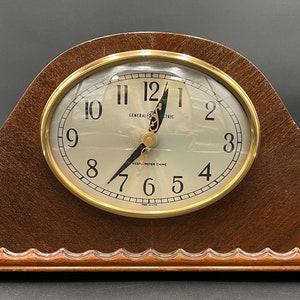 GE Vintage Westminster Chime Mantle Clock General Electric 416