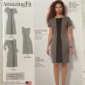 Simplicity S0312  uncut misses&#39; dress size 10 - 18 / 2015 / Amazing Fit / Made in USA