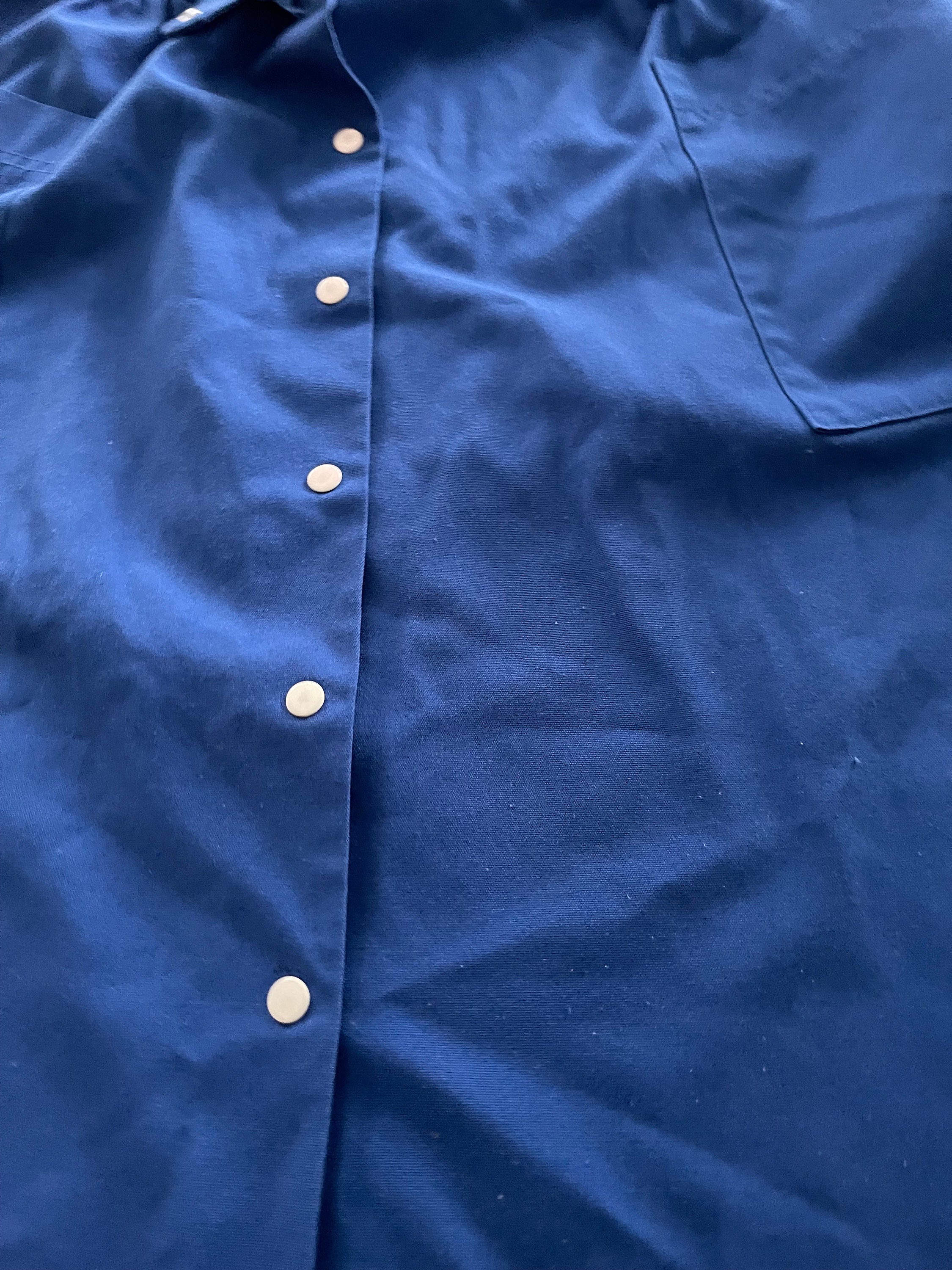 Vintage Koret Blue Front Snap Skirt Size 18 / Made in the USA Etsy