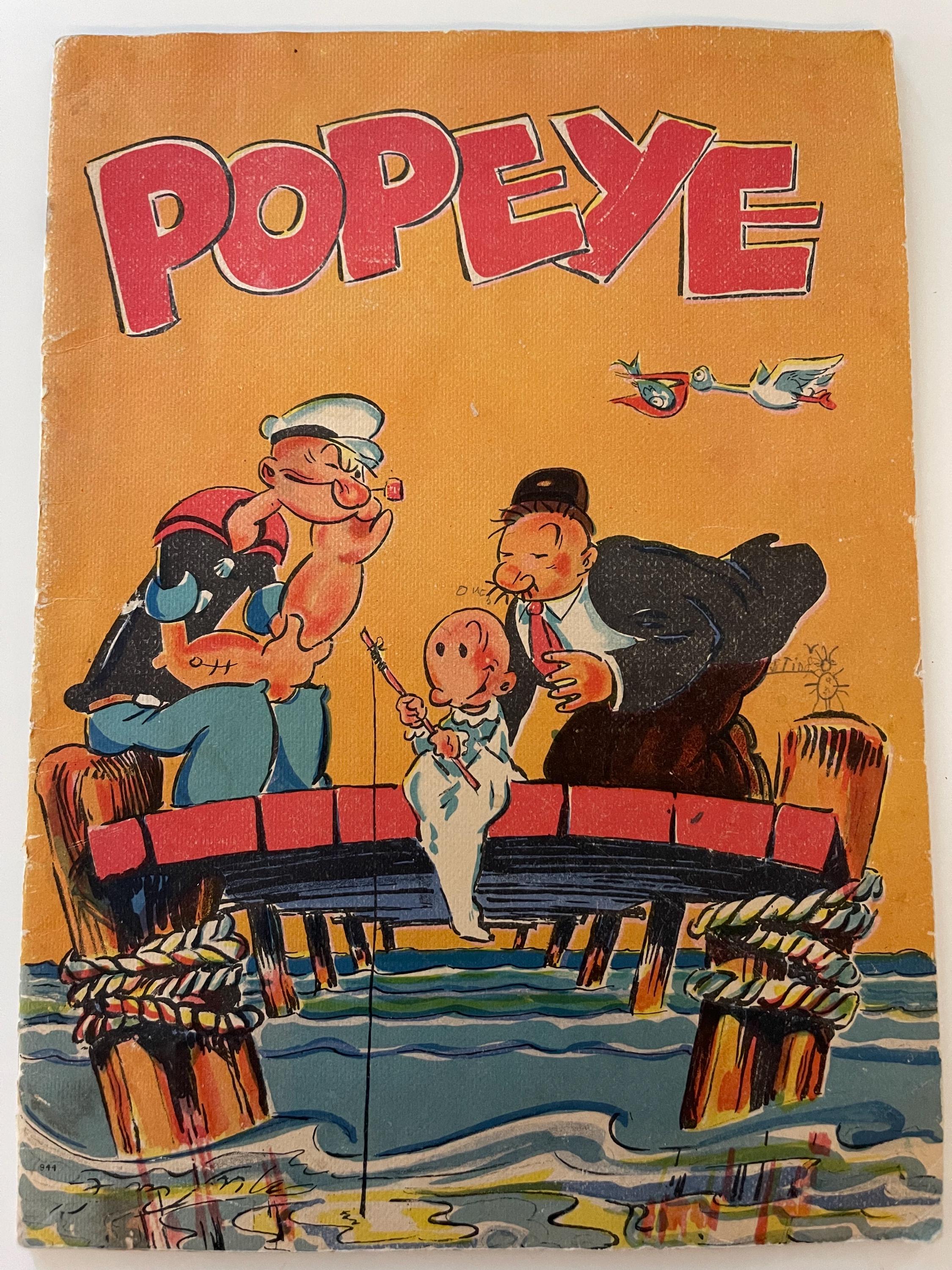 Popeye Vintage Comic Published 1936 King Features Syndicate