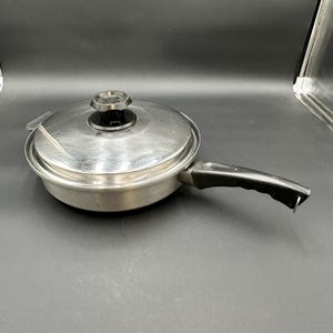 Americraft Skillet with Lid Waterless Stainless Pan West Bend WI / pan cooking