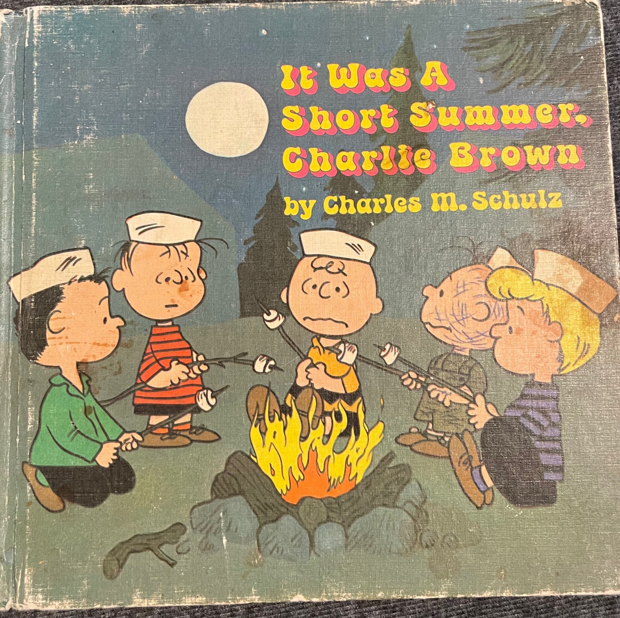 It Was A Short Summer Charlie Brown It Was A Short Summer, Charlie Brown Vintage Hardback Book / 1970 First
