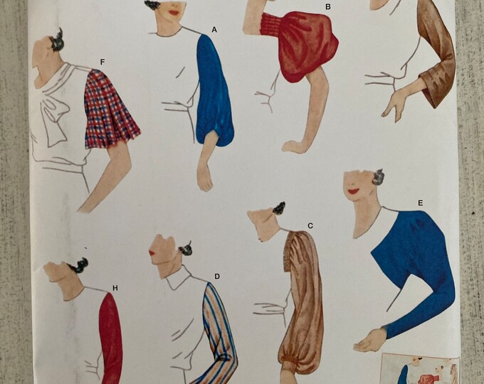 Simplicity 8506 Uncut Misses Set of Vintage Sleeves Pattern / Size 10