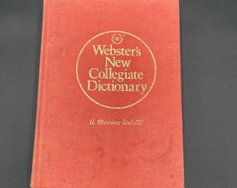 Webster's Dictionary of Synonyms vintage hardback book / 1942 First Edition  / G & C Merriam Company, Springfield Mass