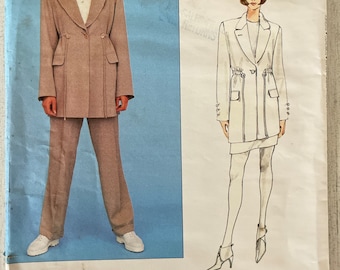 Vogue 1482 vintage UNCUT misses&#39; jacket, skirt and pants size 8 10 12 / 1994 / Vogue Montanal / Vogue Paris Original