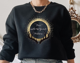 Fine Make Me Your Villain Sweatshirt, Grishaverse, The Darkling, Shadow and Bone,  Leigh Bardugo, Grisha, Alina, Mal, Bookish Gift