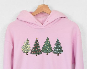 Christmas Tree Hoodie, Christmas Tree Sweatshirt, Christmas Shirts for Women, Christmas Crewneck, Christmas Sweater, Family Christmas