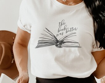 Beopjesk Women's Book Lover T-Shirt - Cute Reading Graphic Tee - Short Sleeve Casual Top - Green, Medium - View #5