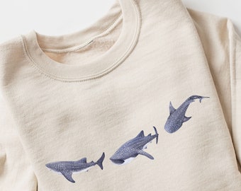 Whale Shark Sweatshirt, Whale Shark Shirt, Shark Gifts, Marine Sweatshirt, Shark Sweatshirt, Ocean Sweatshirt, Gift for whale shark lover