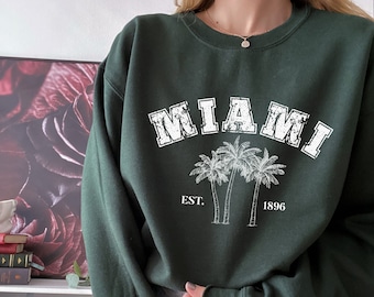 Miami Sweatshirt, Florida Sweatshirt, Miami Shirt, Florida Shirt, Miami Sweater, Sun Shine State Sweatshirt, Miami Beach Florida Sweatshirt