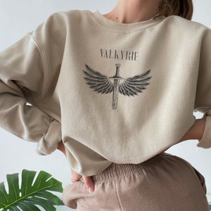 Valkyrie Sweatshirt, ACOSF Sweatshirt, ACOTAR Sweater, Nesta, A Court of Silver Flames, Cassian, Velaris, Feyre and Rhysand, Sarah J Maas