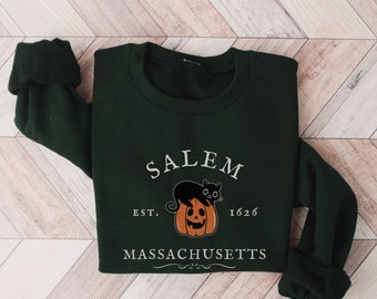 Salem Sweatshirt, Halloween Sweatshirt, Witch Sweatshirt, Fall Sweatshirt, Salem Massachusetts, Witchy Sweatshirt, Cute Fall Sweatshirt
