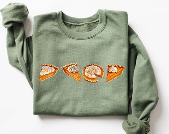 Thanksgiving Sweatshirt für Frauen, Pie Shirt, Thanksgiving Pullover, Pie Sweatshirt, Herbst Sweatshirt, Pie Pullover, Unisex Thanksgiving Shirt