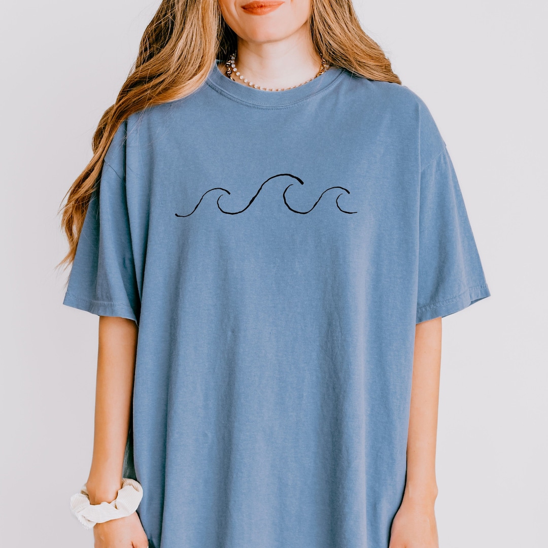 Simply Love Full Size OCEAN AIR & WAVY HAIR Graphic Cotton T-Shirt