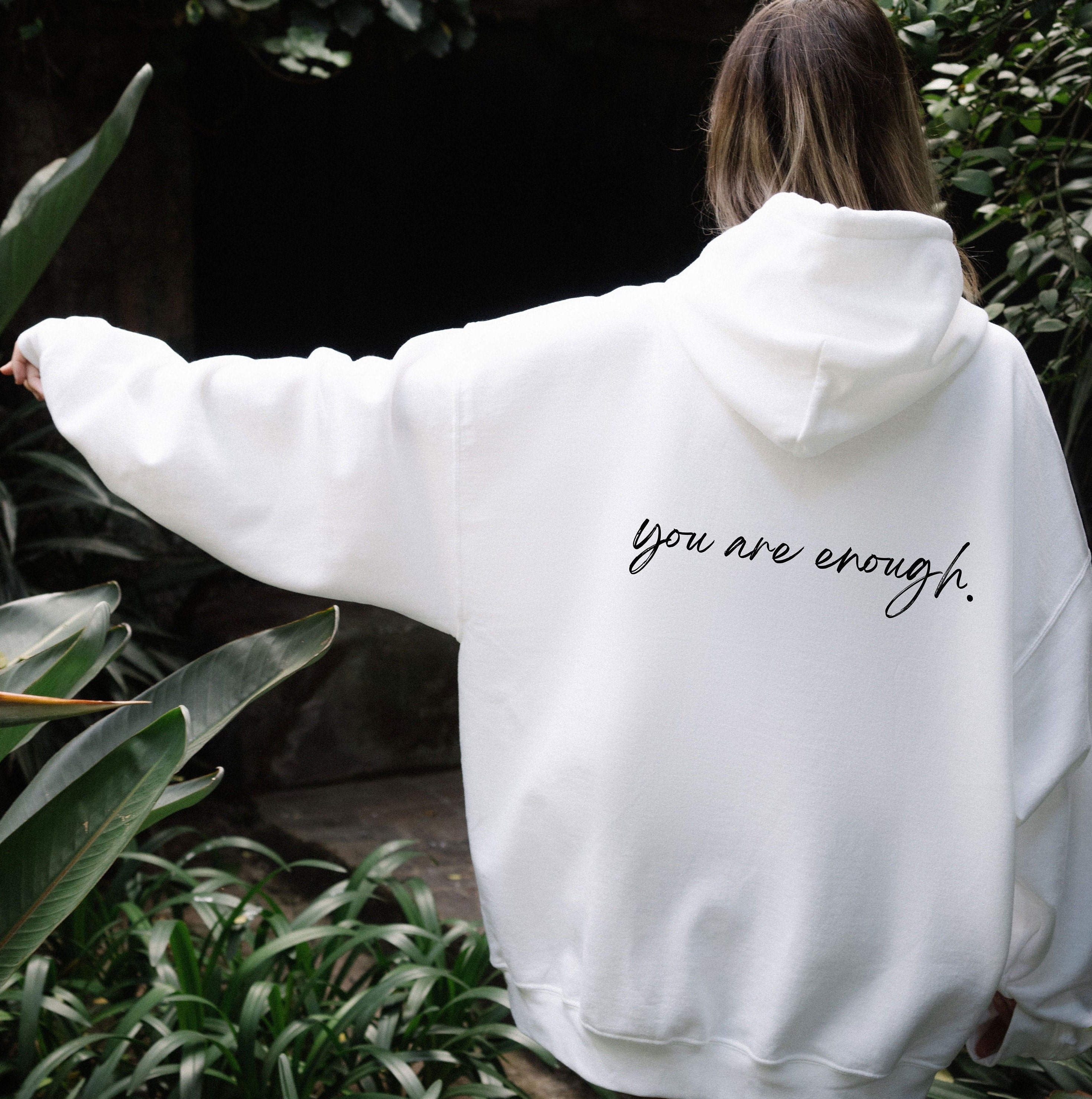 Eco-Friendly “You Are Enough” Hoodies