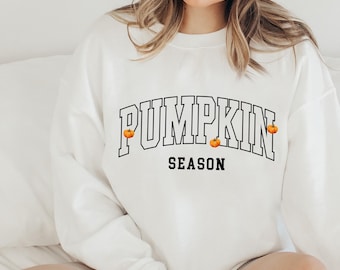 Pumpkin Season Sweatshirt, Fall Sweatshirt, Thanksgiving Gift, Pumpkin Sweatshirt, Halloween Sweaters For Women, Fall Gifts, Autumn Sweater