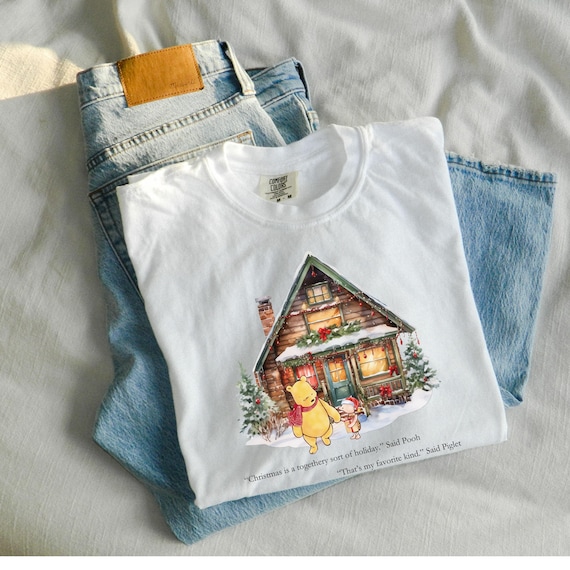 Regalo di Natale di Winnie the Pooh, Maglietta di Natale di Pimpi