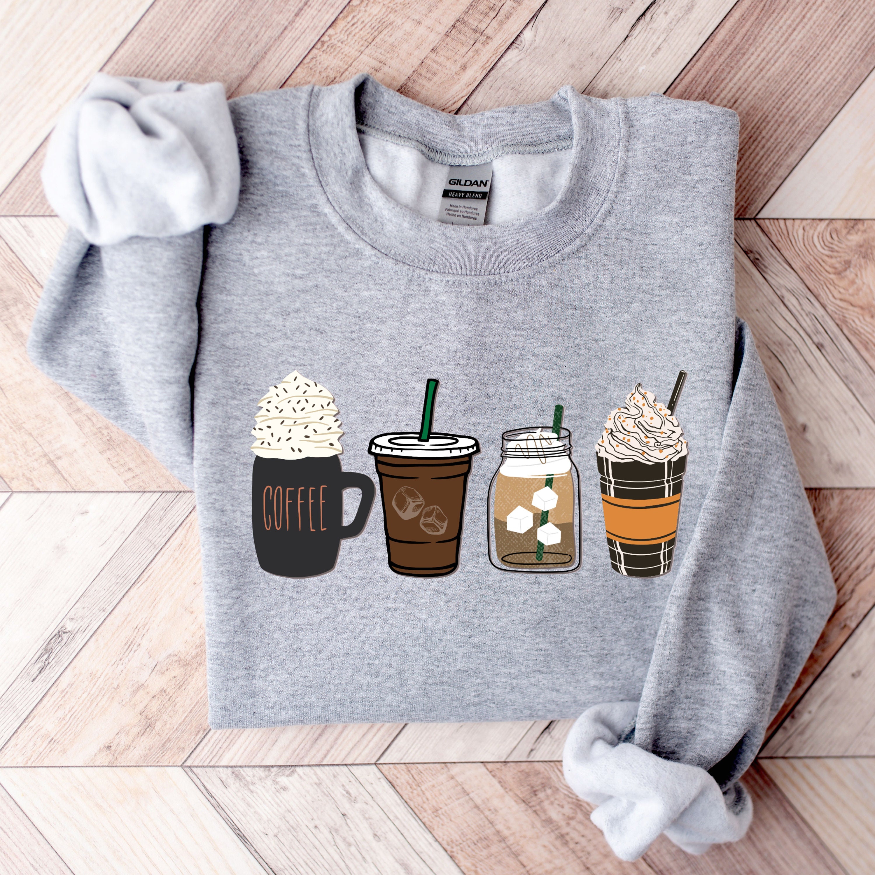 NO COFFEE × CLUBHAUS CREW SWEAT SHIRT L 78508d6b96ad2514ae6dd4db8a4d92