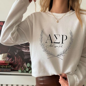 University Sweatshirt, Sorority Sweater, Custom Sorority College Crewneck Sweatshirt, Custom Design University, Personalized Graduation Gift