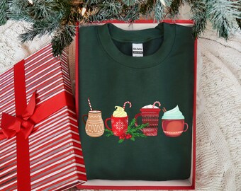 graphic christmas sweatshirts