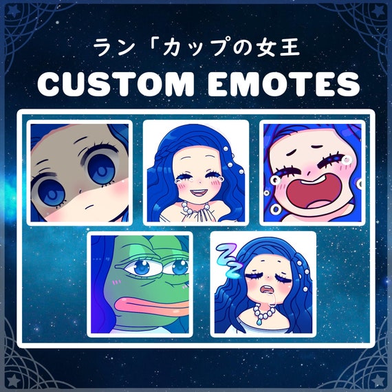 Custom Emotes For Twitch Youtube And Discord Streaming Etsy
