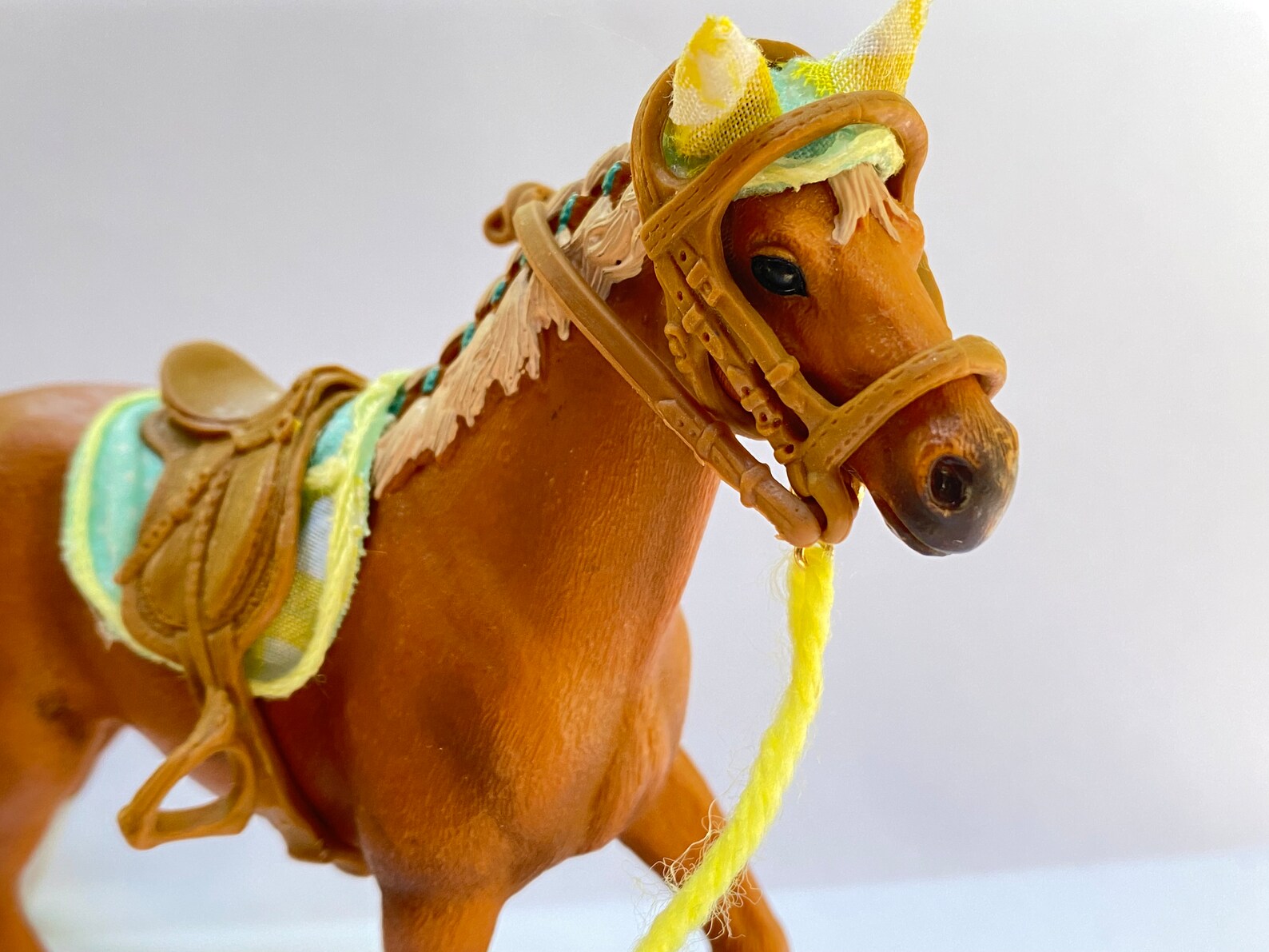 Matching Saddle Pad Ear and Lead Line Set for Schleich Etsy