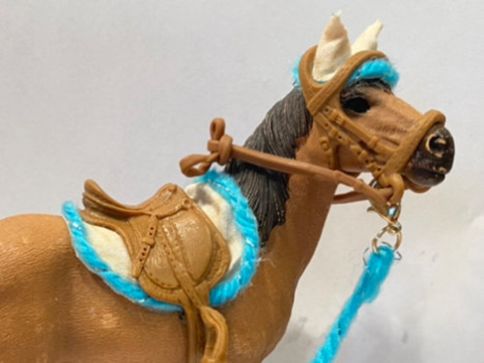 Matching Saddle Pad Ear and Lead Line Set for Schleich Etsy