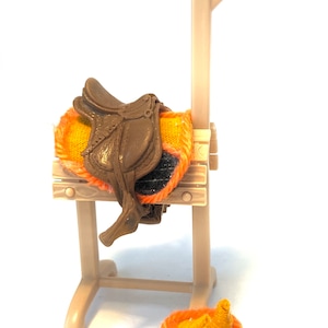 Fall Themed Saddle Pad Set for Schleich Toy Horse