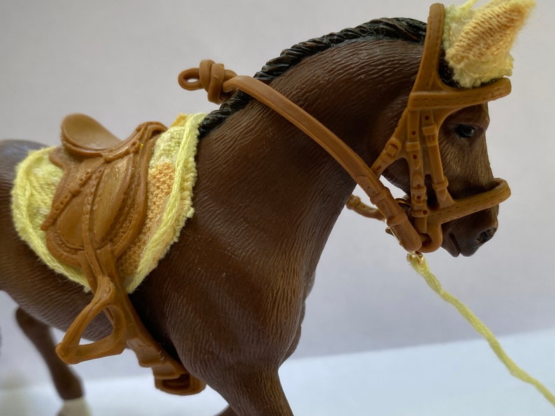 Matching Saddle Pad Ear and Lead Line Set for Schleich Etsy