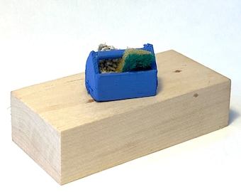 Blue Wooden  Schleich Grooming Box