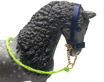 Halter with Attached Lead Line for Schleich Horse