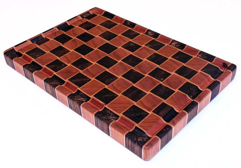Basket Weave End Grain Cutting Board Etsy