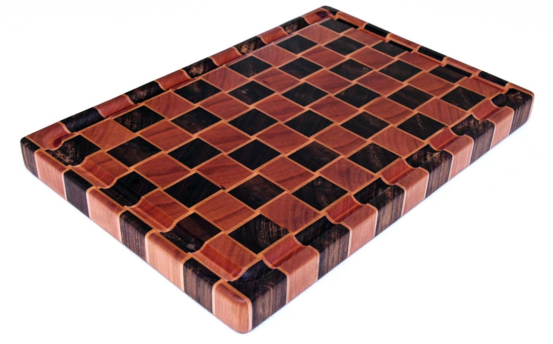 Basket Weave End Grain Cutting Board Etsy